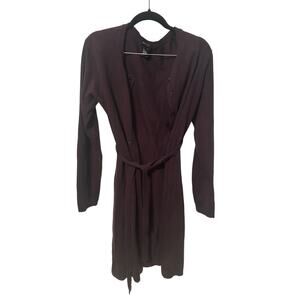 BCBG MAXAZRIA Plum Cardigan large